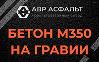 Бетон М350 на гравии в Софрино